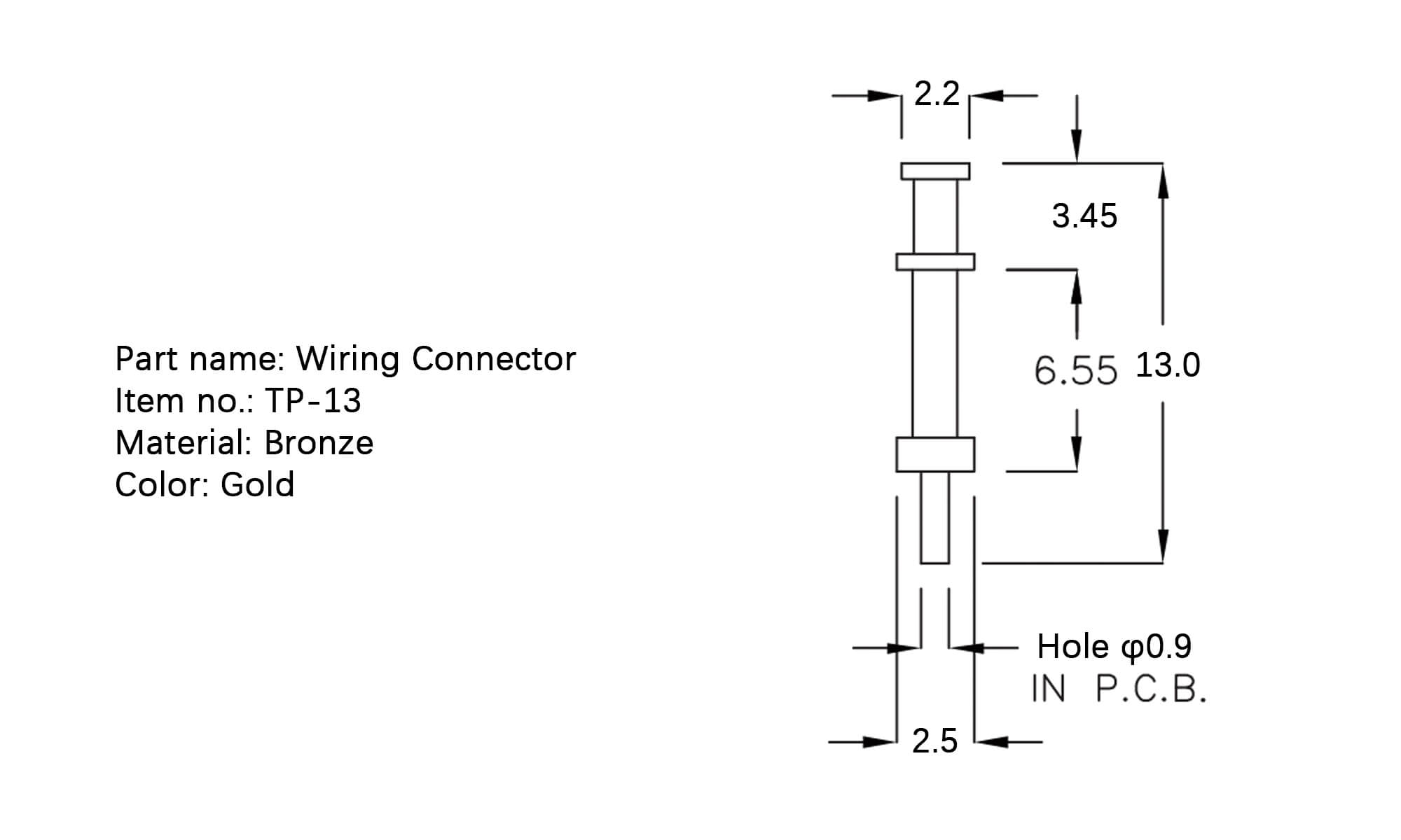 Wiring Connector TP-13